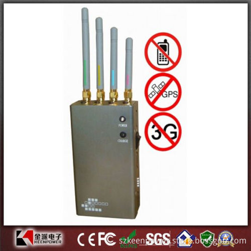 5 Band Portable GPS + 3G Cell Phone Jammer